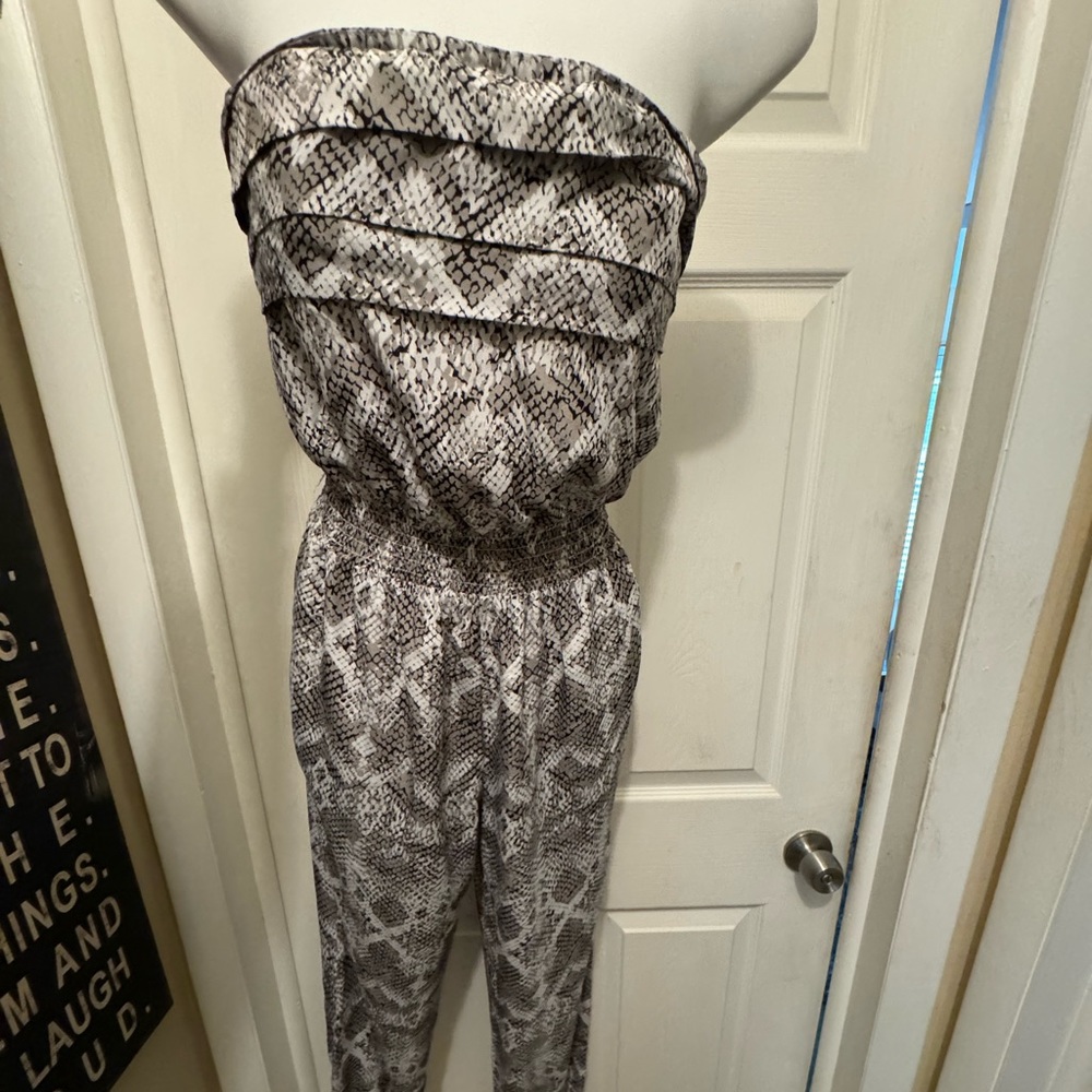 Bebe Off Shoulder Jumpsuit